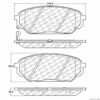 CENTRIC PARTS CERAMIC PAD