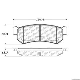 CENTRIC PARTS CERAMIC PAD