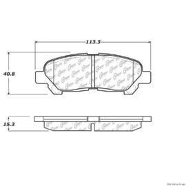CENTRIC PARTS CERAMIC PAD