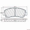 CENTRIC PARTS CERAMIC PAD