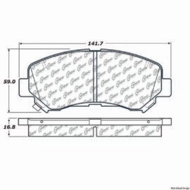 CENTRIC PARTS CERAMIC PAD