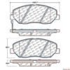 CENTRIC PARTS CERAMIC PAD