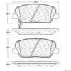 CENTRIC PARTS CERAMIC PAD