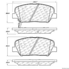 CENTRIC PARTS CERAMIC PAD