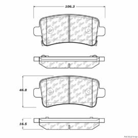 CENTRIC PARTS CERAMIC PAD