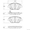 CENTRIC PARTS CERAMIC PAD