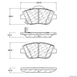 CENTRIC PARTS CERAMIC PAD