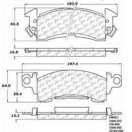 CENTRIC PARTS SEMI-METALLIC