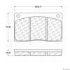 CENTRIC PARTS SEMI-METALLIC