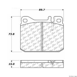CENTRIC PARTS SEMI-METALLIC