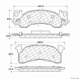 CENTRIC PARTS SEMI-METALLIC