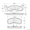 CENTRIC PARTS SEMI-METALLIC