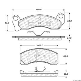 CENTRIC PARTS SEMI-METALLIC