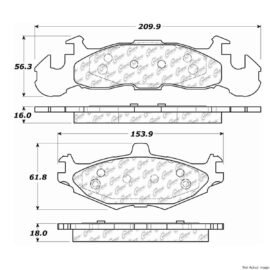 CENTRIC PARTS SEMI-METALLIC