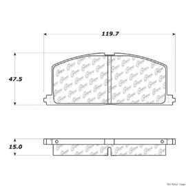 CENTRIC PARTS SEMI-METALLIC