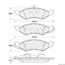 CENTRIC PARTS SEMI-METALLIC