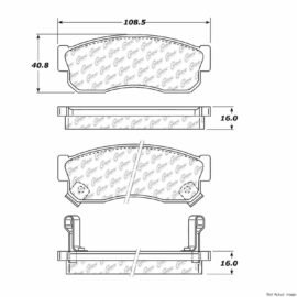 CENTRIC PARTS SEMI-METALLIC