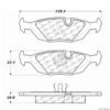 CENTRIC PARTS SEMI-METALLIC