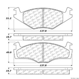 CENTRIC PARTS SEMI-METALLIC