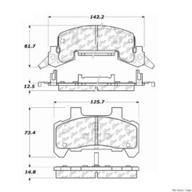 CENTRIC PARTS SEMI-METALLIC