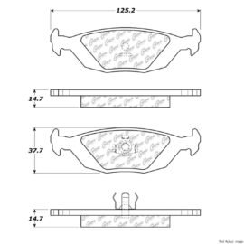 CENTRIC PARTS SEMI-METALLIC