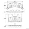 CENTRIC PARTS SEMI-METALLIC