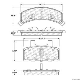 CENTRIC PARTS SEMI-METALLIC