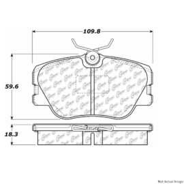 CENTRIC PARTS SEMI-METALLIC