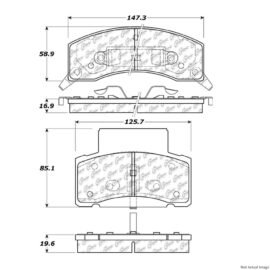 CENTRIC PARTS SEMI-METALLIC