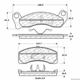 CENTRIC PARTS SEMI-METALLIC
