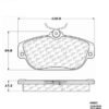 CENTRIC PARTS SEMI-METALLIC