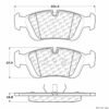CENTRIC PARTS SEMI-METALLIC