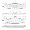 CENTRIC PARTS SEMI-METALLIC
