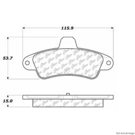 CENTRIC PARTS SEMI-METALLIC