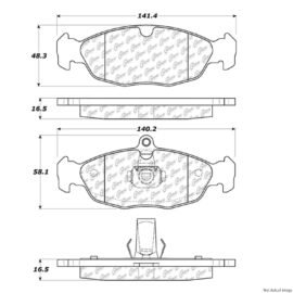CENTRIC PARTS SEMI-METALLIC