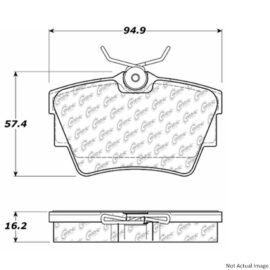 CENTRIC PARTS SEMI-METALLIC