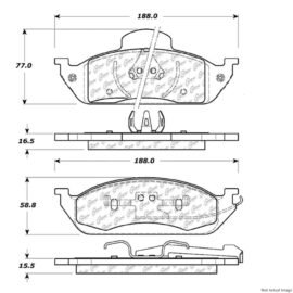 CENTRIC PARTS SEMI-METALLIC