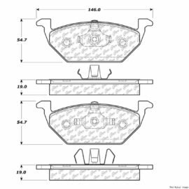 CENTRIC PARTS SEMI-METALLIC