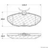 CENTRIC PARTS SEMI-METALLIC