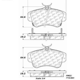 CENTRIC PARTS SEMI-METALLIC