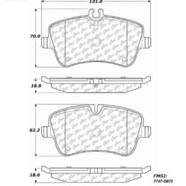 CENTRIC PARTS SEMI-METALLIC