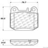 CENTRIC PARTS SEMI-METALLIC