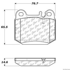 CENTRIC PARTS SEMI-METALLIC