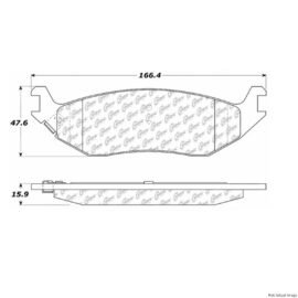 CENTRIC PARTS SEMI-METALLIC