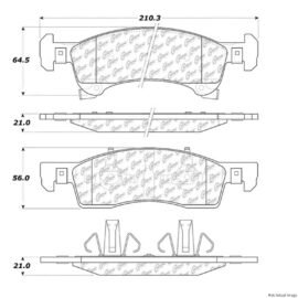 CENTRIC PARTS SEMI-METALLIC