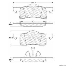 CENTRIC PARTS SEMI-METALLIC