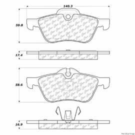 CENTRIC PARTS SEMI-METALLIC