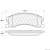 CENTRIC PARTS SEMI-METALLIC