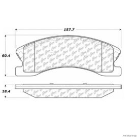 CENTRIC PARTS SEMI-METALLIC