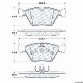 CENTRIC PARTS SEMI-METALLIC